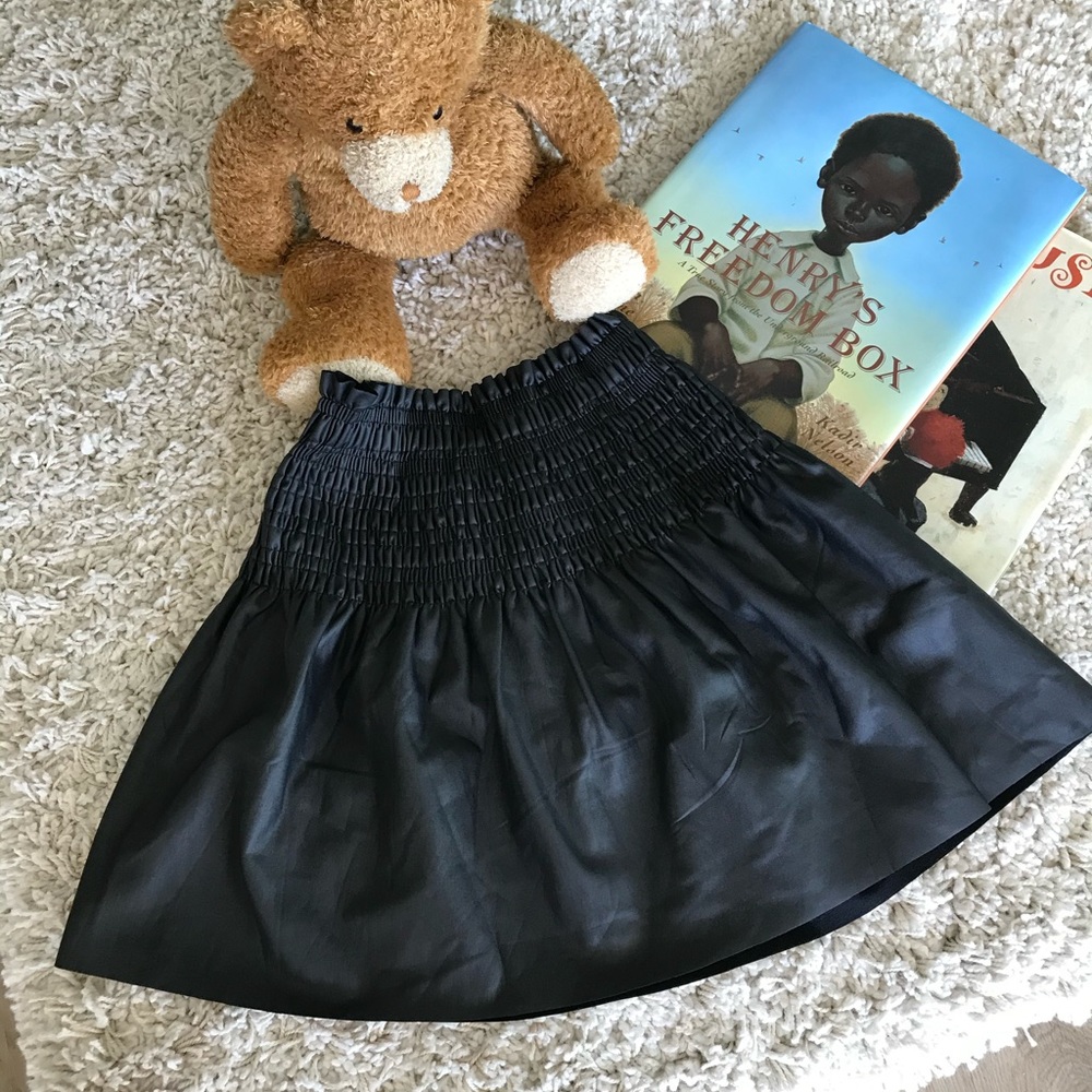 Zara fake leather skirt